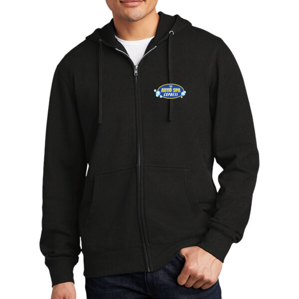 Printed The Auto Spa Express - Fleece Full Zip Hoodie Thumbnail