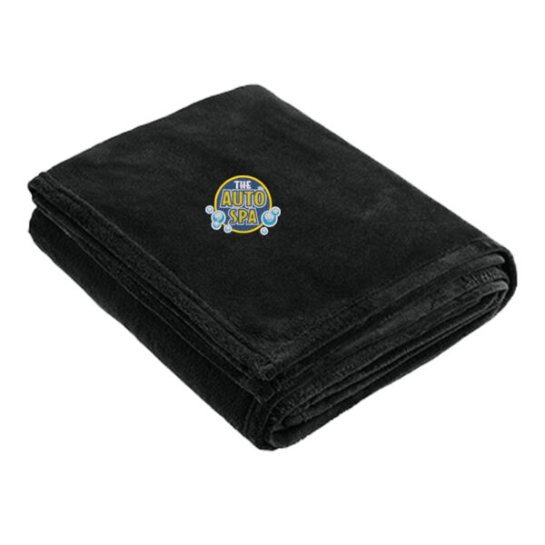 The Auto Spa Embroidered - Oversized Ultra Plush Blanket Thumbnail