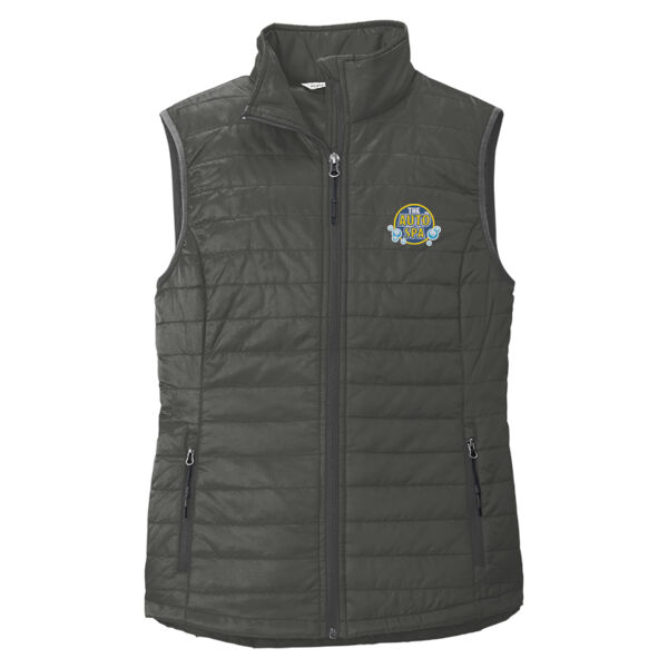 The Auto Spa Embroidered - Women's Packable Puffy Vest Thumbnail