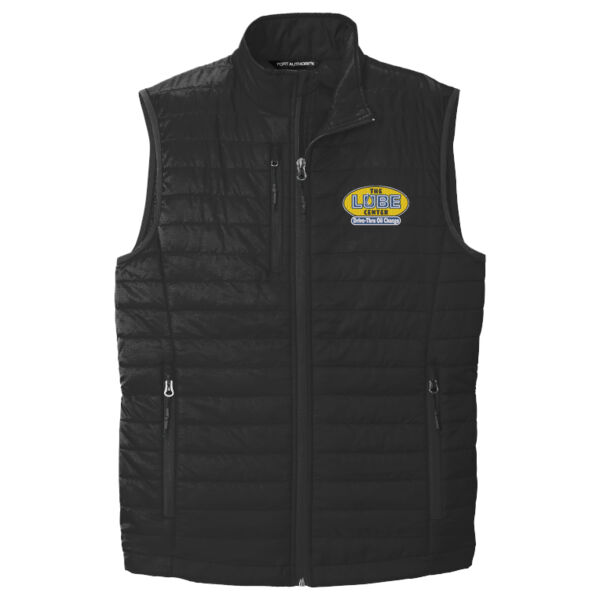 Embroidered The Lube Center - Packable Puffy Vest Thumbnail