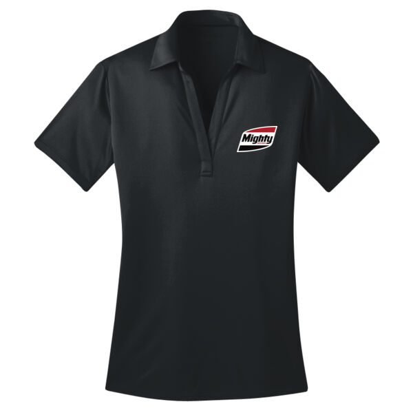 Printed Mighty Auto Parts - Ladies Silk Touch Performance Polo Thumbnail