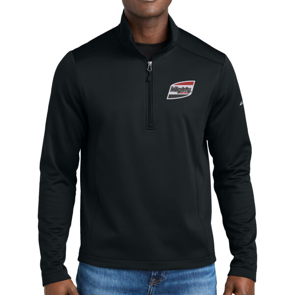 Embroidered Mighty Auto Parts - Smooth Mid Layer Fleece 1/2 Zip Thumbnail